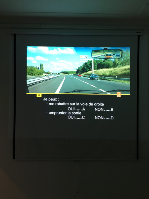 Salle code de la route